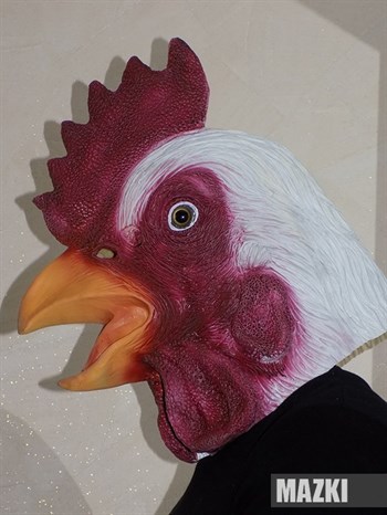 Купить карнавальный головной убор шапка-маска птицы для костюма Петух