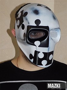 Ударопрочная маска для пейнтбола и страйкбола Пазл / Puzzle