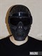 маска шлем для пейнтбола черный череп