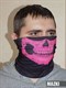 маска бафф шарф гоуст ghost с розовым черепом (на половину лица)